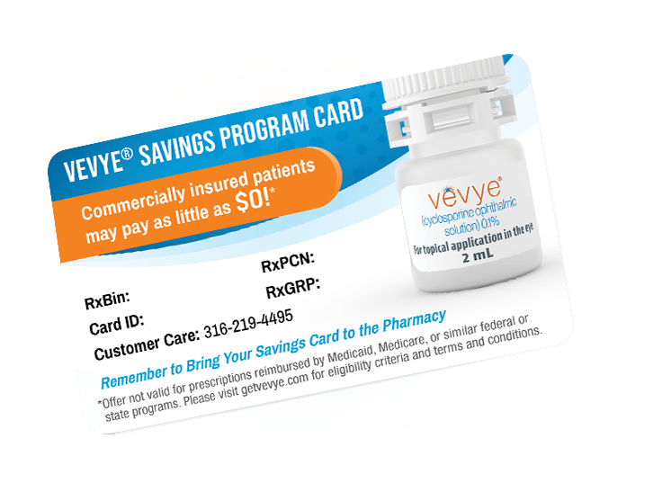 Vevye Savings Card